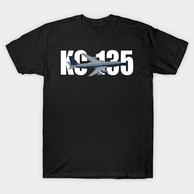 Boeing KC-135 Stratotanker USAF T-Shirt by Dirty Custard Designs 